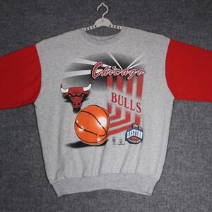 Vintage Chicago Bulls NBA Eastern Conference‎ Crewneck Sweatshirt Mens 2XL